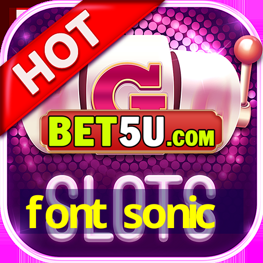 font sonic